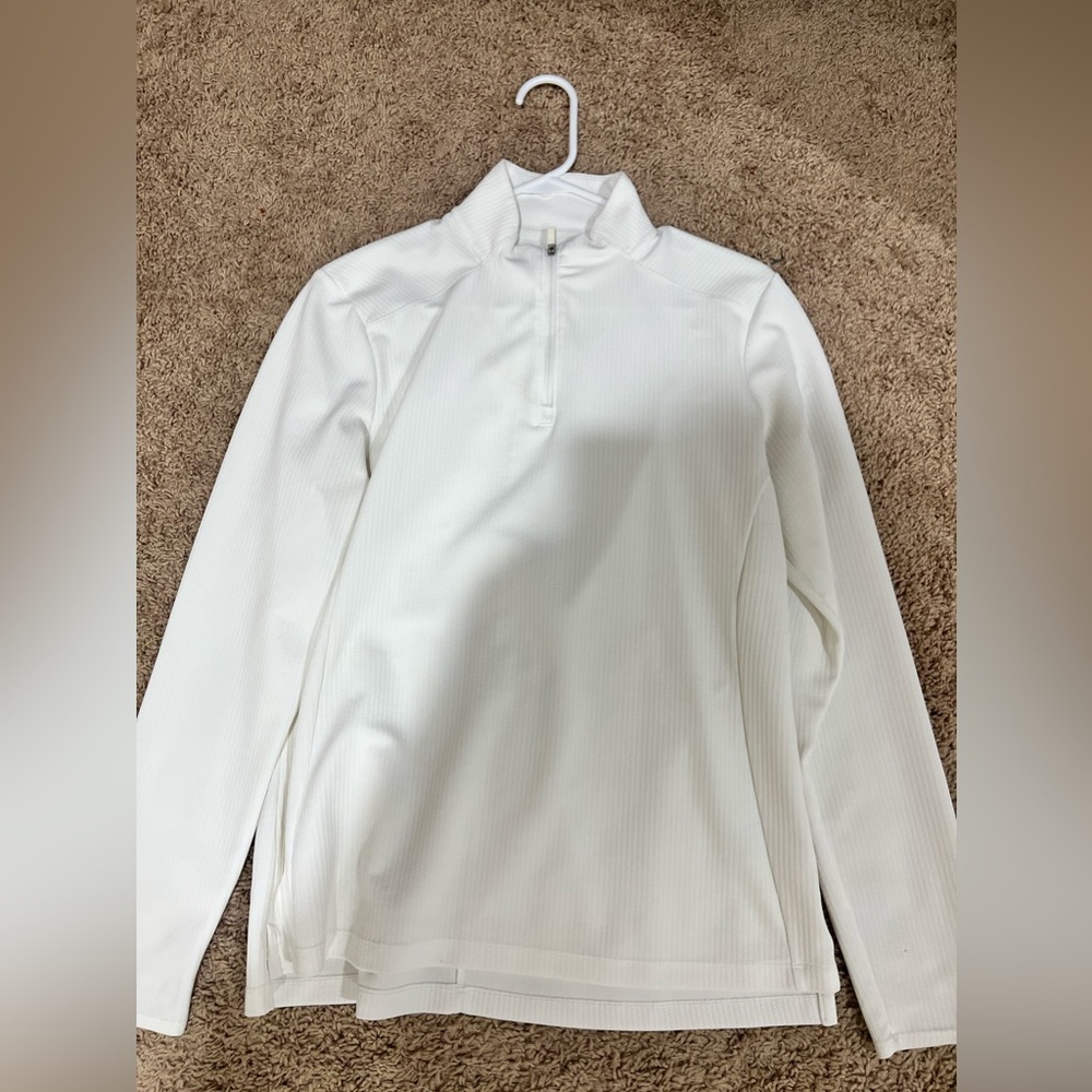 Nike ribbed quarter zip jacket